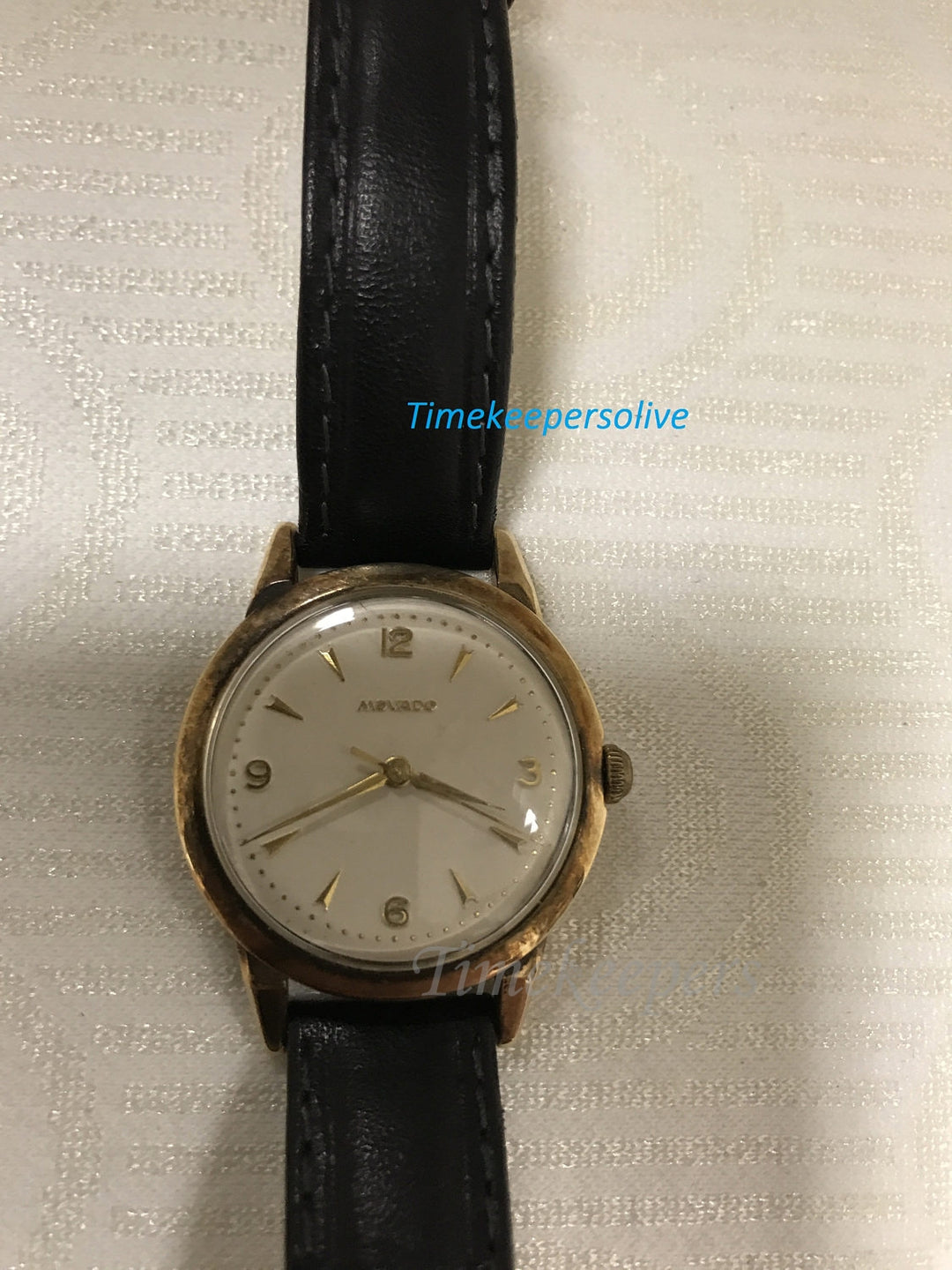 c401 Vintage Original Movado Swiss Luxury 1950s Original Watch Wristwatch 14k Gold