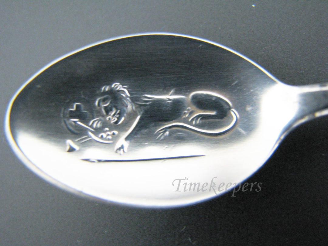 a303 Vintage Collectible Silver or Silver Plate Rolex Lucerne Spoon B100 12