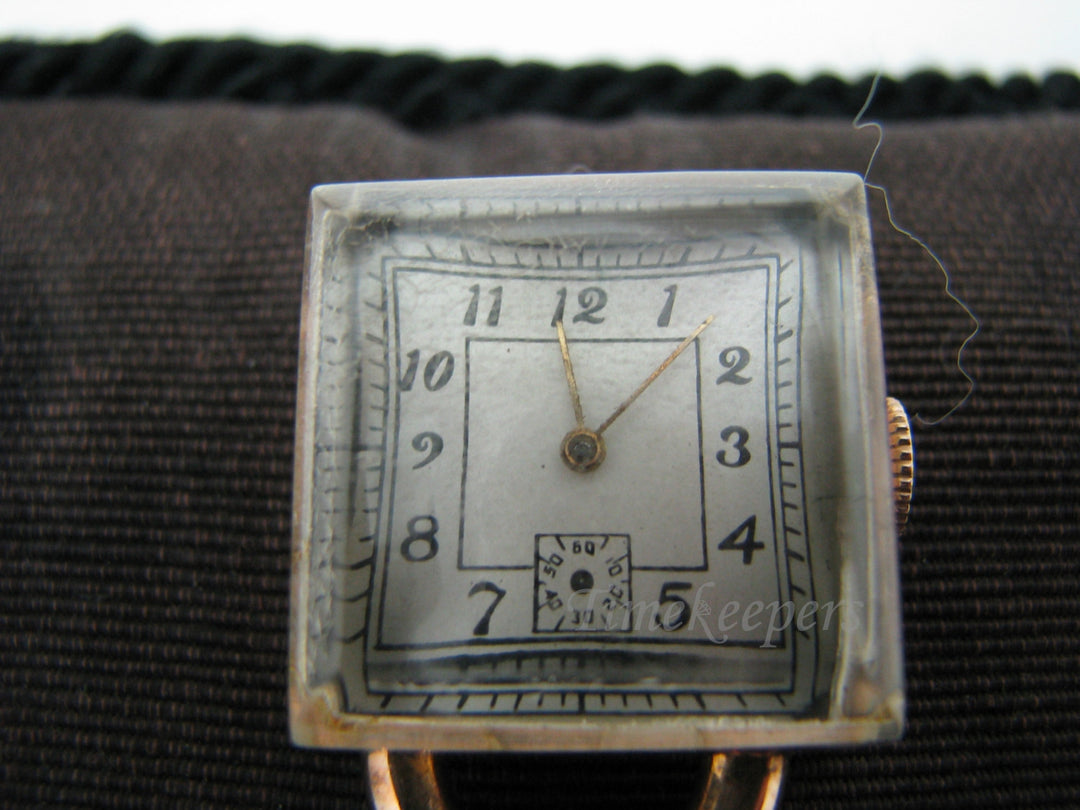 c144 Vintage Bruk Watch Co. Lapel Watch with Art Deco Style Watch Pin