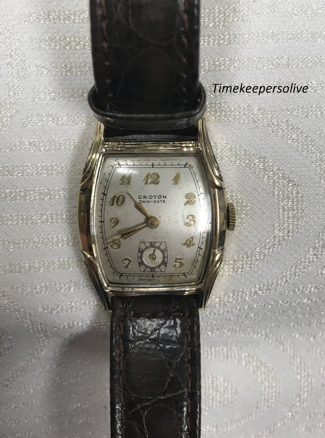 a775 Vintage Original Croton This-Este Swiss Hand-Winding Wrist Watch