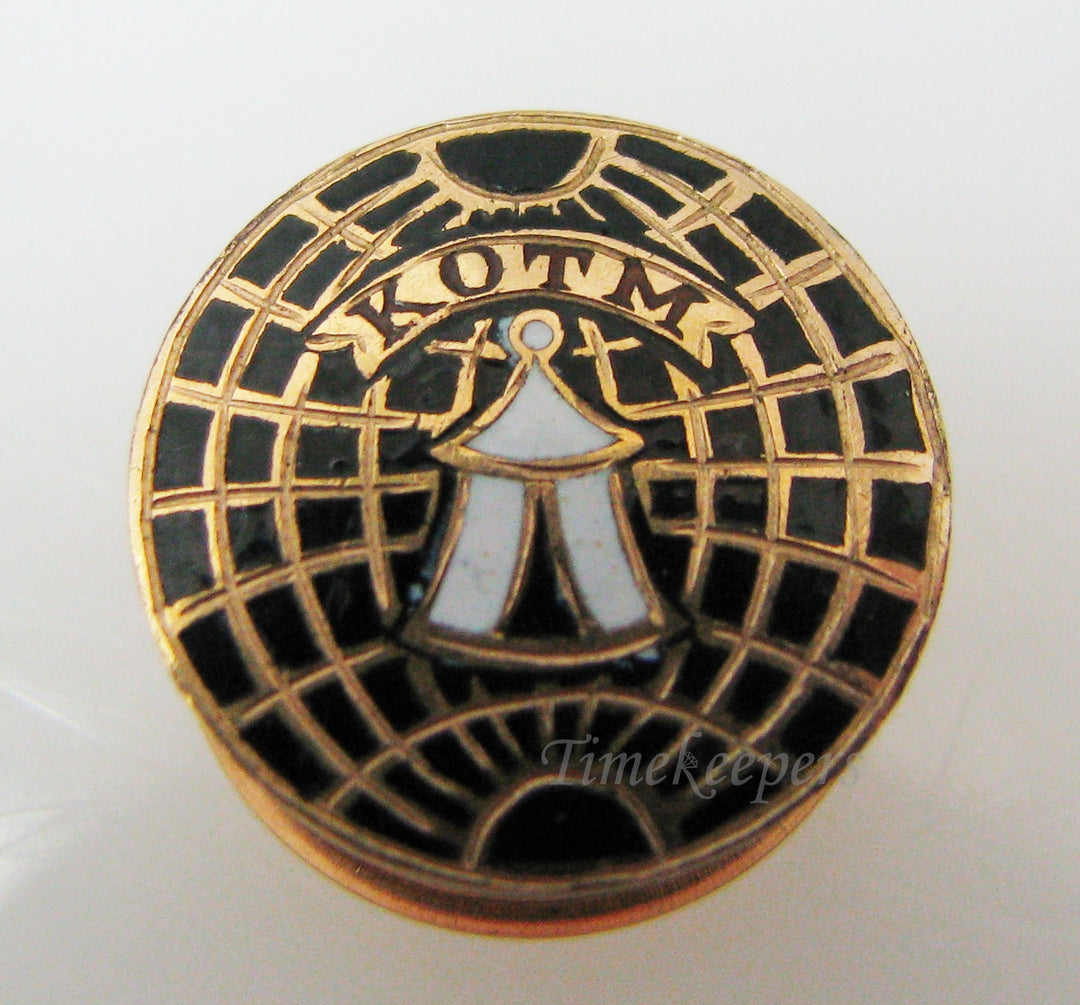 a301 Vintage Original Collectible Knights of the Maccabees Lapel Pin