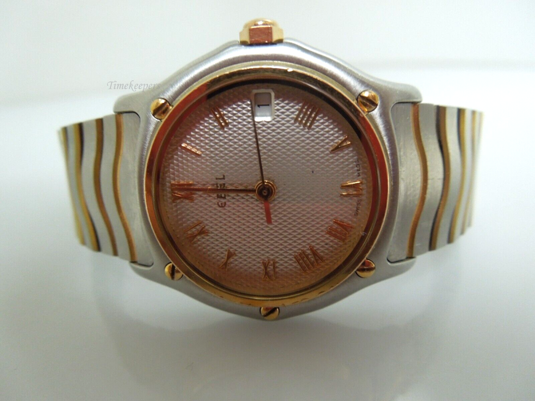 t055 Vintage Ebel Sport Classique 18k-750 Gold Bezel 52629342 Ladies Quartz Watch