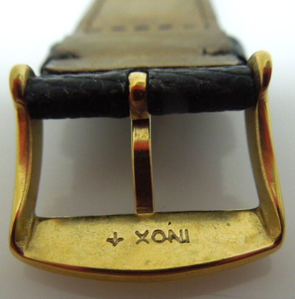 s559 Movado Womens Museum Wrist Watch Black Face & Black Strap 88-64-880N