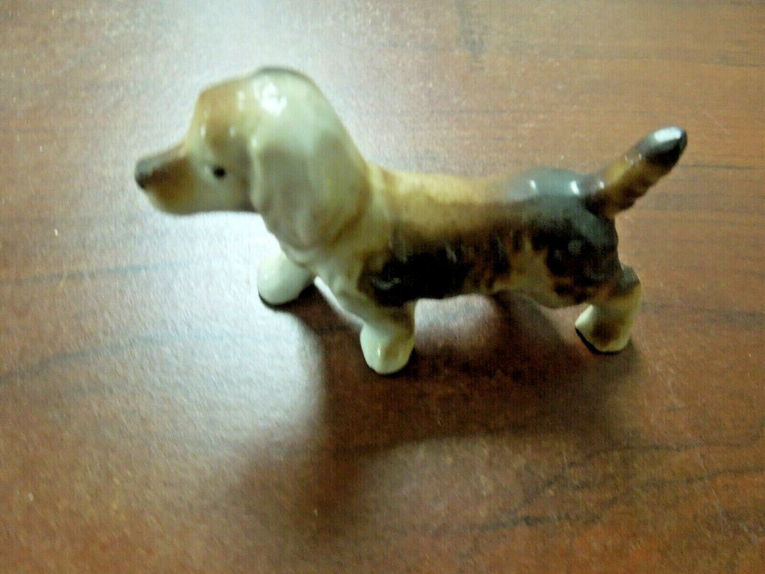  r104 Japan Ceramic Cocker Spaniel Brittany Springer Dog Figurine