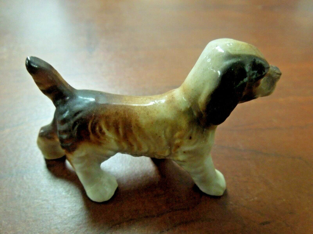  r104 Japan Ceramic Cocker Spaniel Brittany Springer Dog Figurine