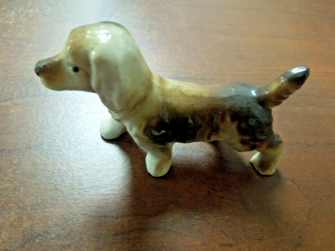  r104 Japan Ceramic Cocker Spaniel Brittany Springer Dog Figurine