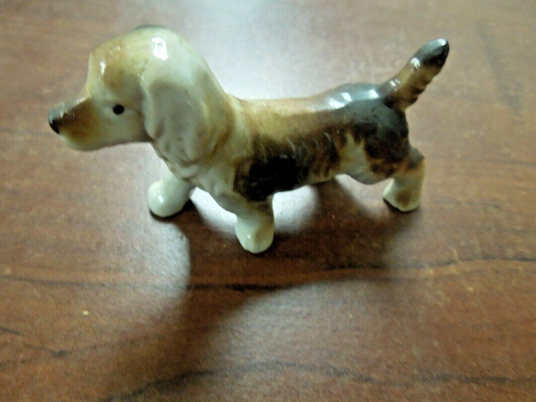  r104 Japan Ceramic Cocker Spaniel Brittany Springer Dog Figurine