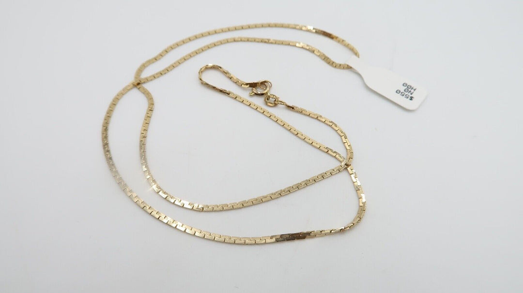 t454 14k Yellow Gold 1.7mm Serpent Chain 20"