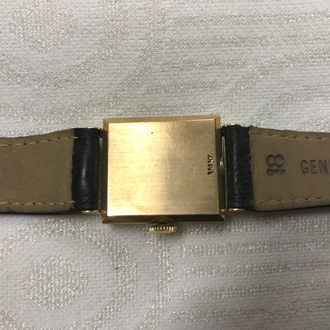 A157 Original Vintage Colomby Camy 17J Mechanical 14K Gold Swiss Wrist Watch