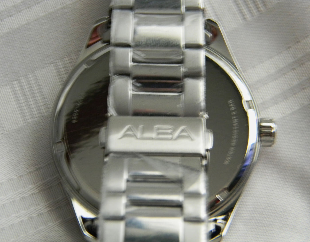 p372 Stainless Steel Alba by Seiko Water Resistant Wrist Watch