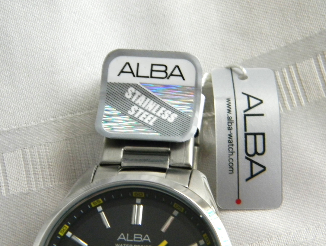 p372 Stainless Steel Alba by Seiko Water Resistant Wrist Watch