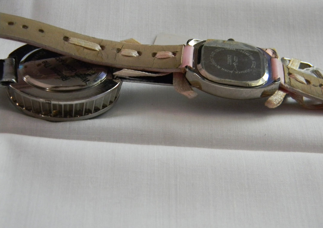 p442 Lot of two Ladies Quartz Watches Jessica Carlyle and Pink Watch