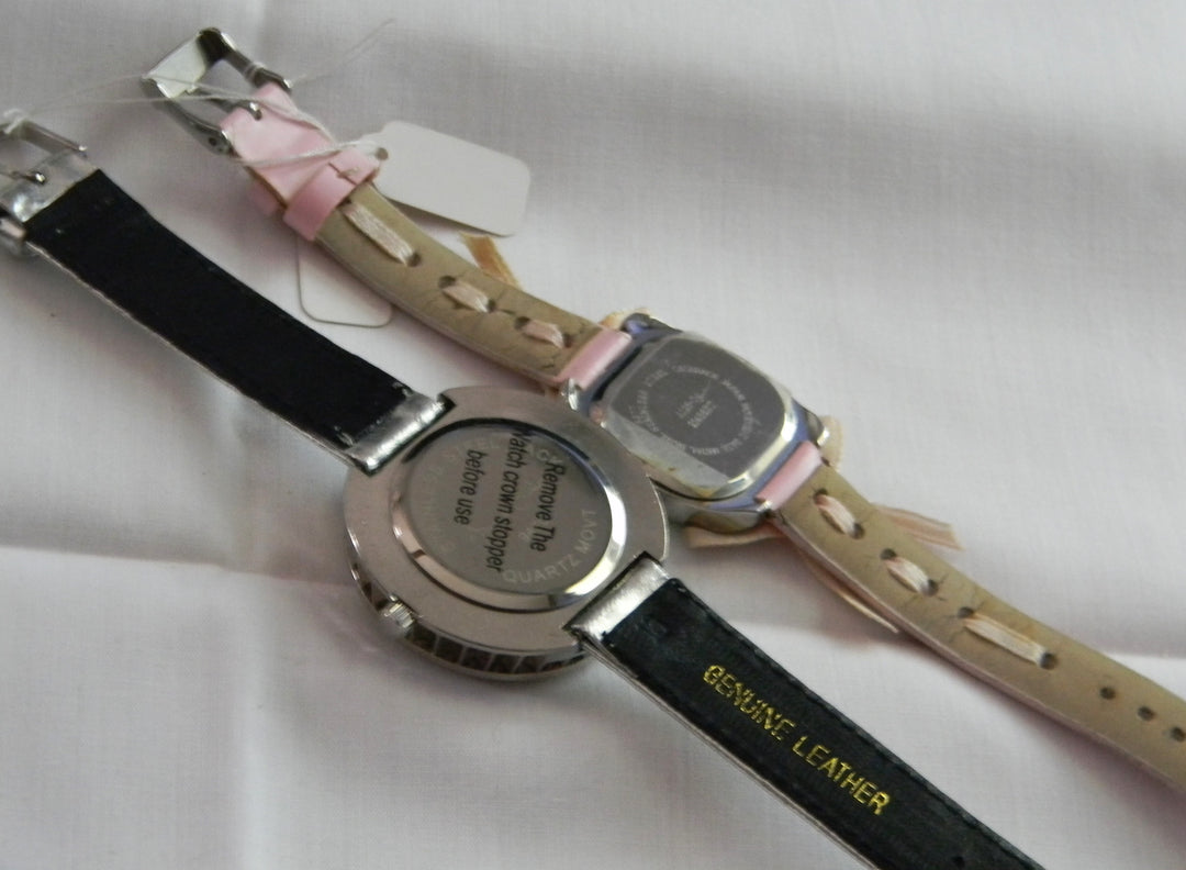 p442 Lot of two Ladies Quartz Watches Jessica Carlyle and Pink Watch