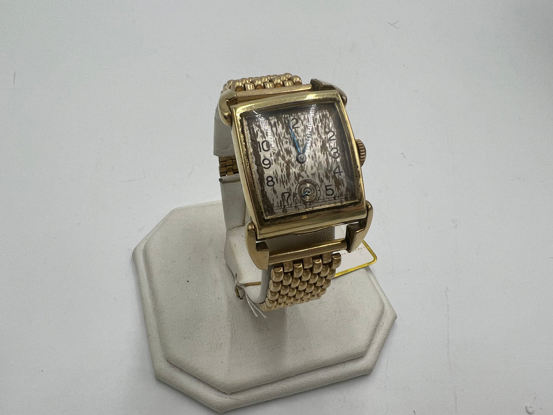 t986 Waltham Premier 14kt Gold Filled Wrist Watch