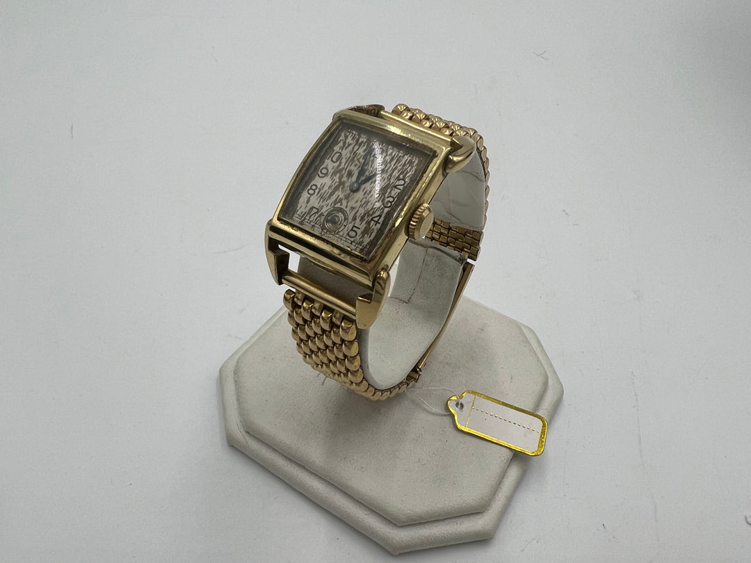 t986 Waltham Premier 14kt Gold Filled Wrist Watch