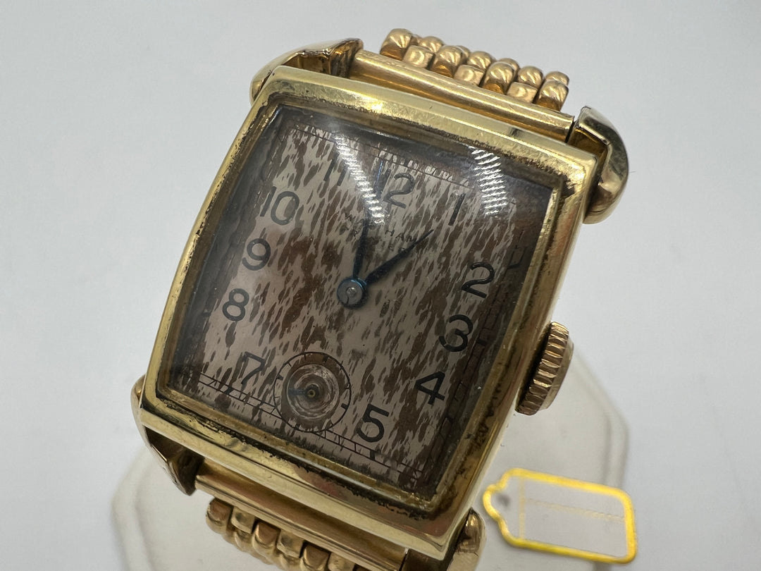 t986 Waltham Premier 14kt Gold Filled Wrist Watch