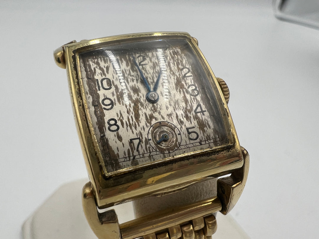 t986 Waltham Premier 14kt Gold Filled Wrist Watch