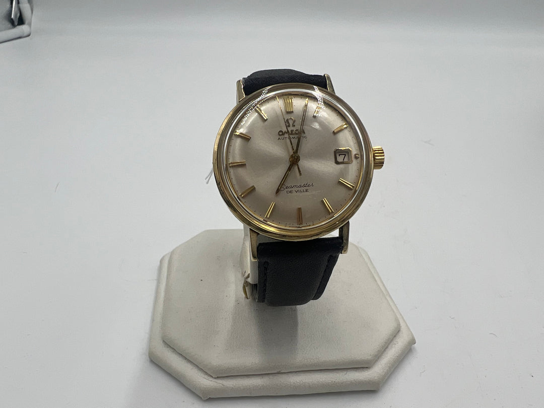 u002 OMEGA 1960s Seamaster DeVille Date Automatic - Ref 166.02