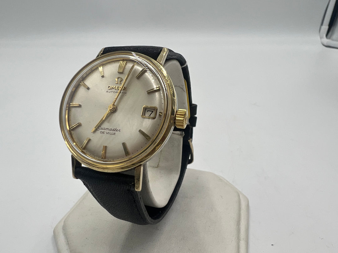 u002 OMEGA 1960s Seamaster DeVille Date Automatic - Ref 166.02