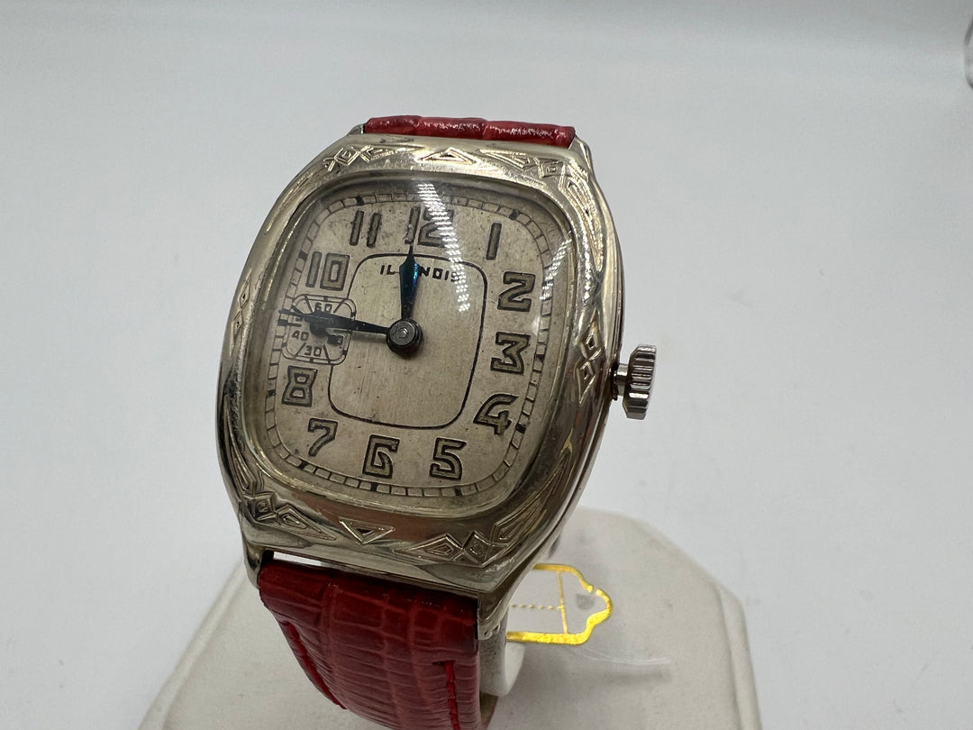 u024 Illinois 1920s "Beau Brummel" Special Model C 14k GF Watch