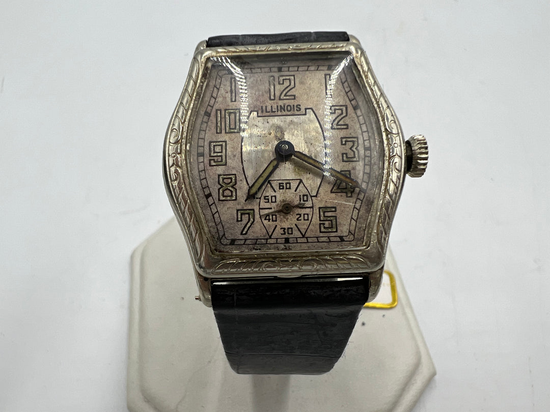 u031 Illinois 1920s "Mate" Manual Wind Wrist Watch