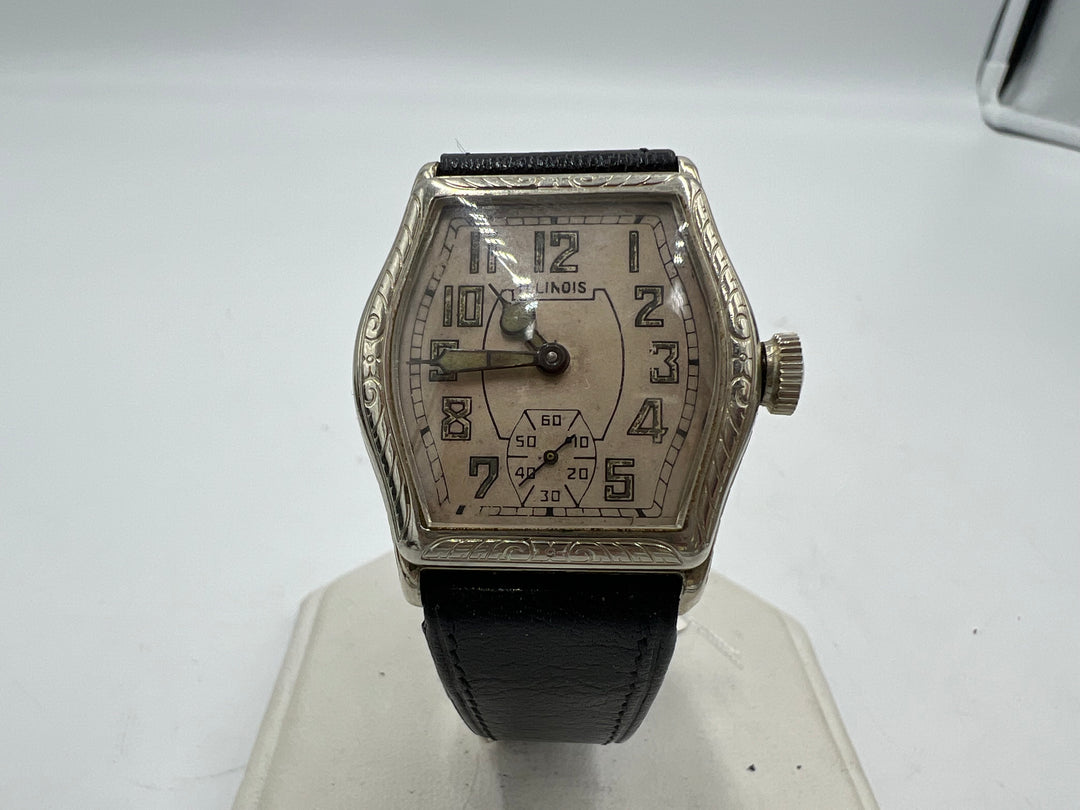 u031 Illinois 1920s "Mate" Manual Wind Wrist Watch