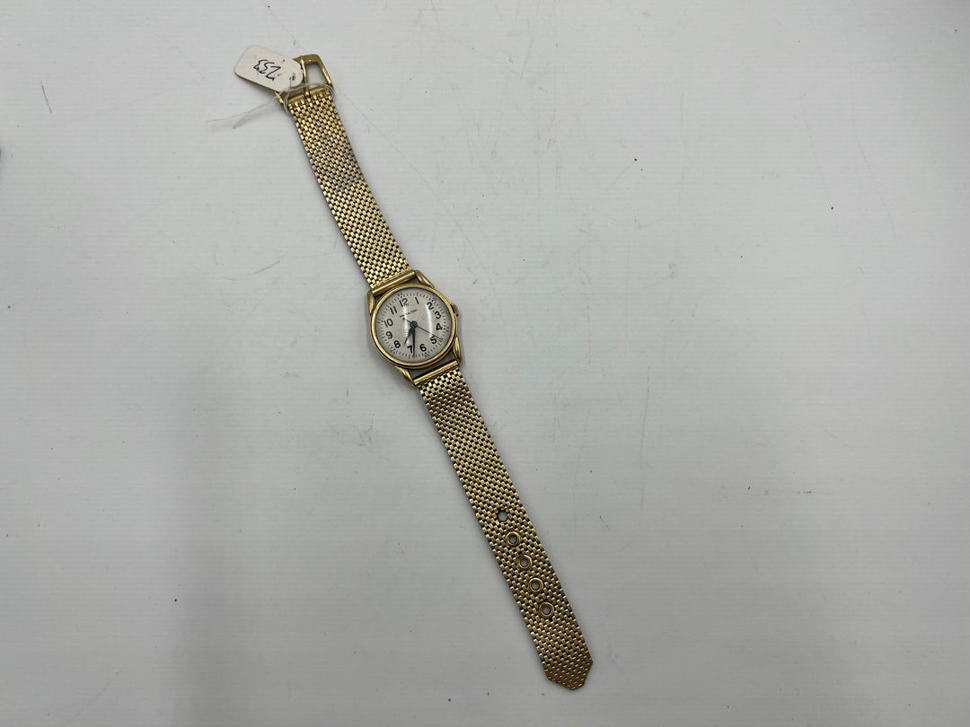 u033 Hamilton 1950s 10k Gold Filled Wrist Watch