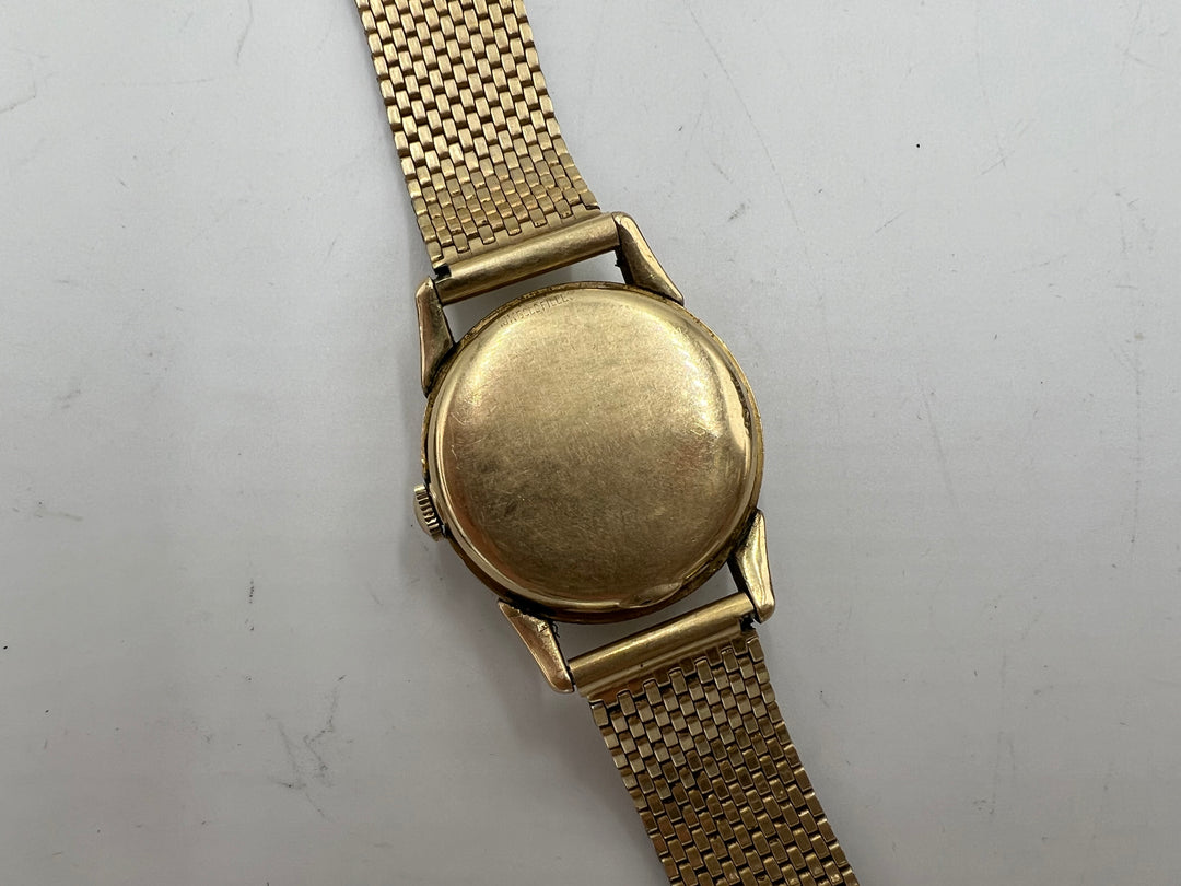 u033 Hamilton 1950s 10k Gold Filled Wrist Watch