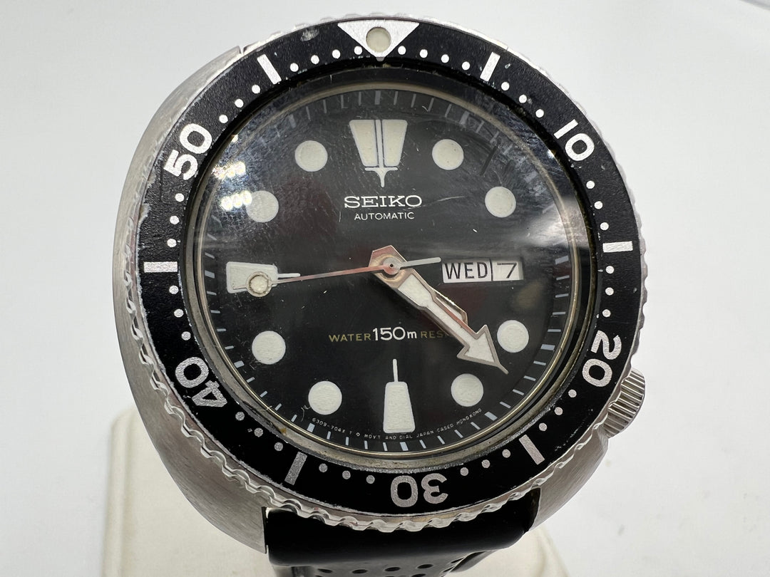 u057 Seiko Turtle Automatic Stainless Steel Water Resistant