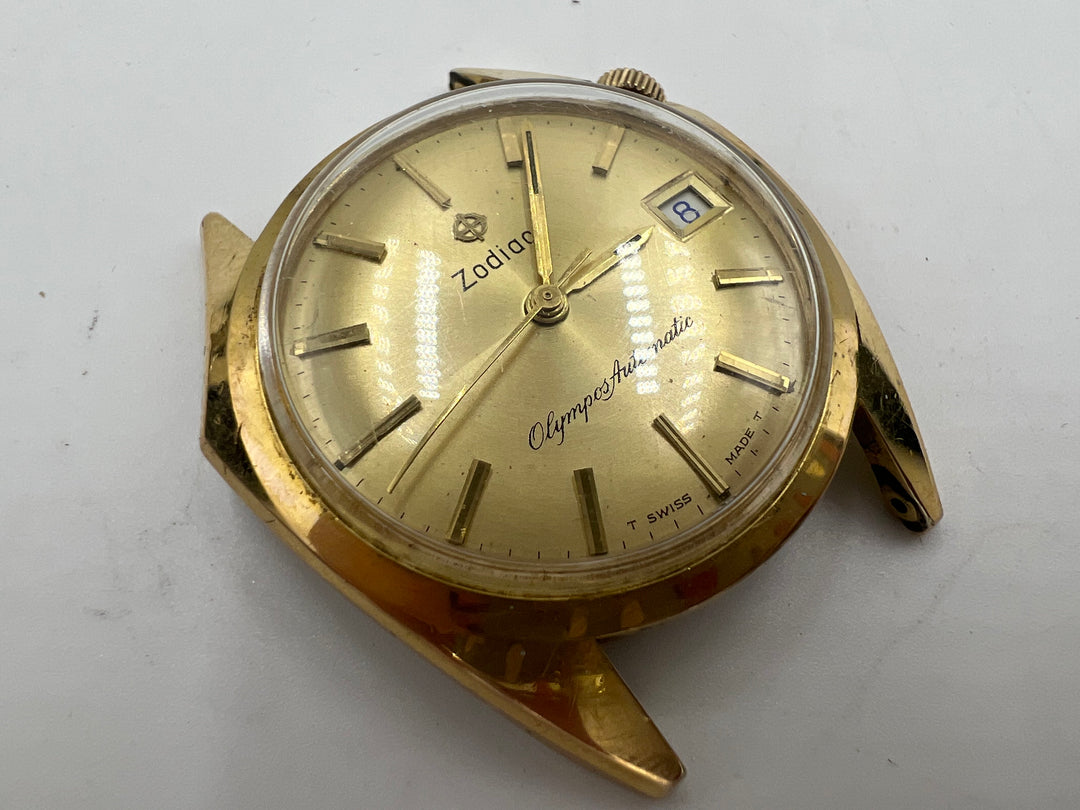 u061 Zodiac 1970s Olympos Automatic Wrist Watch