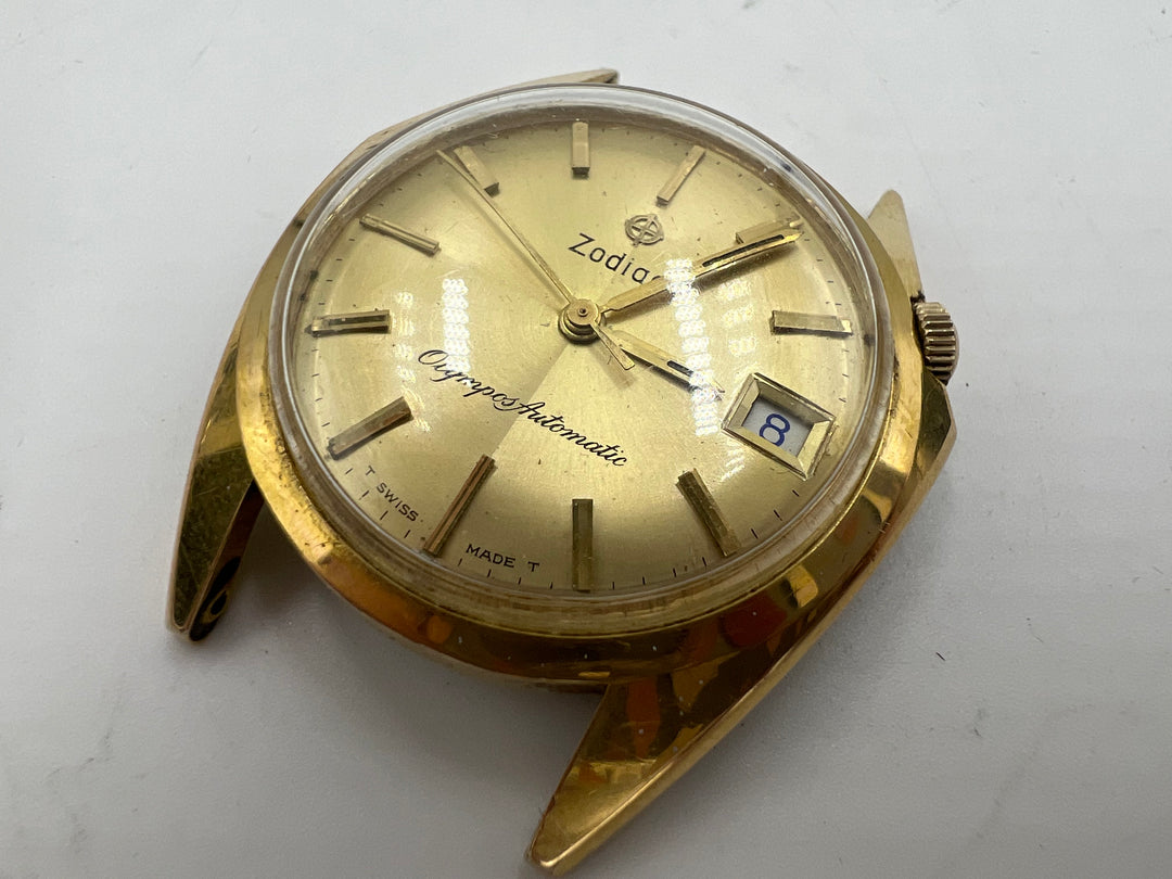 u061 Zodiac 1970s Olympos Automatic Wrist Watch