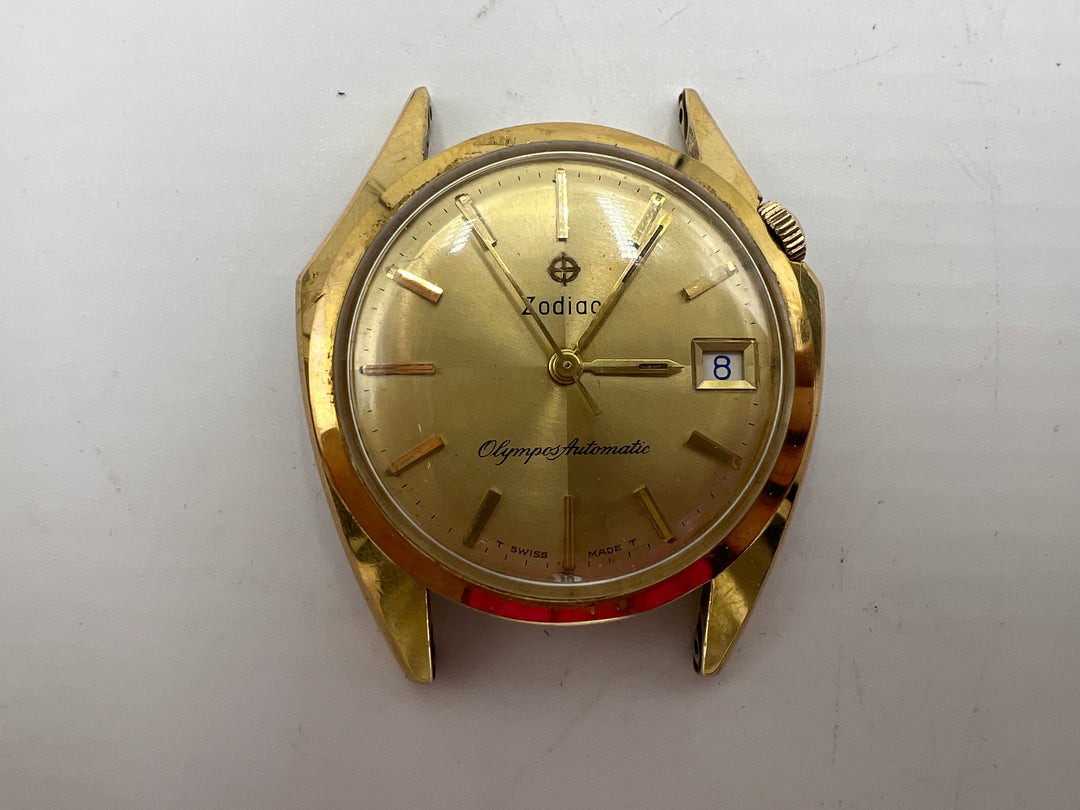 u061 Zodiac 1970s Olympos Automatic Wrist Watch