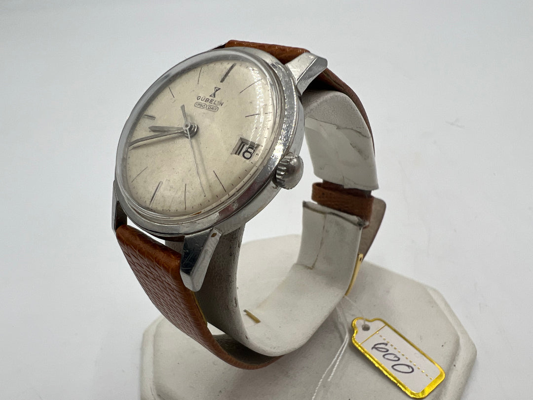 u139 Gubelin 1970s Ipso-Day Automatic Wrist Watch