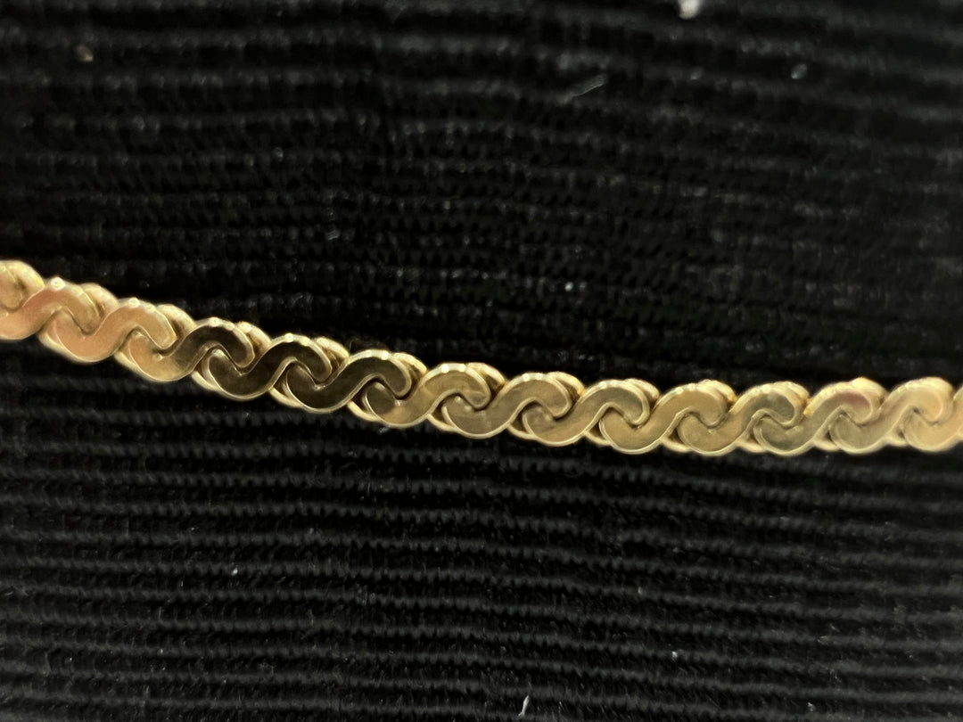 u156 14kt Yellow Gold Serpentine Chain