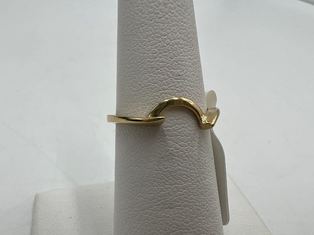 u162 10kt Yellow Gold Ring Jacket Size 7