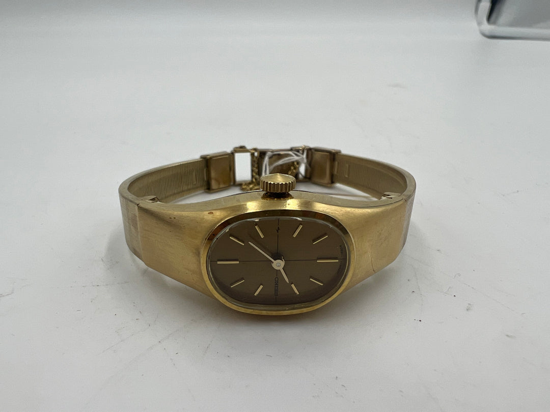 u178 Seiko Ladies Gold Tone Wrist Watch - Ref 11-7669