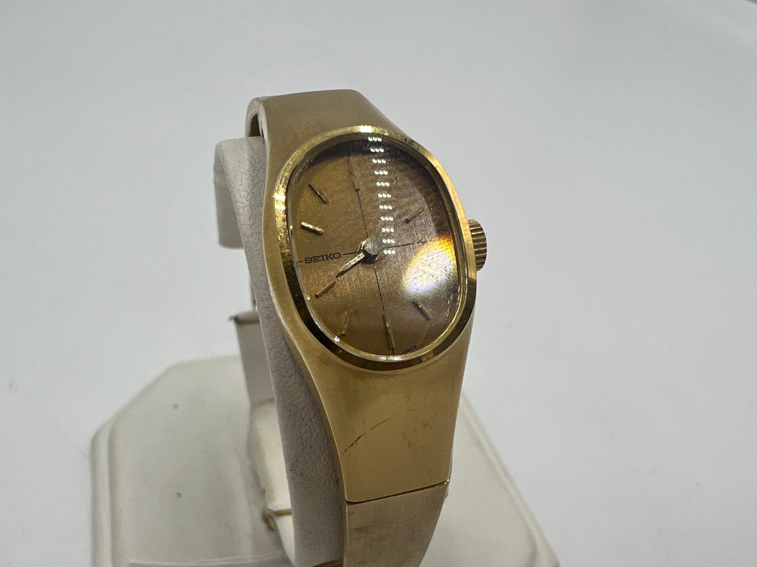 u178 Seiko Ladies Gold Tone Wrist Watch - Ref 11-7669