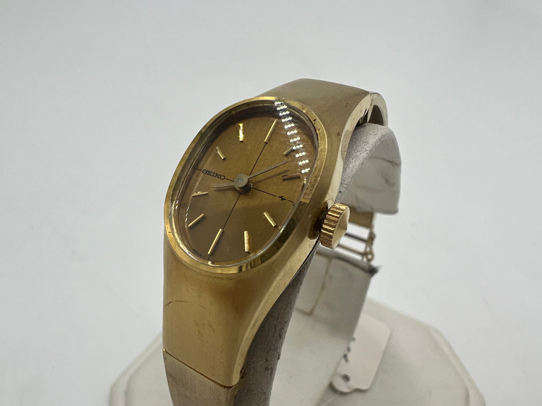 u178 Seiko Ladies Gold Tone Wrist Watch - Ref 11-7669