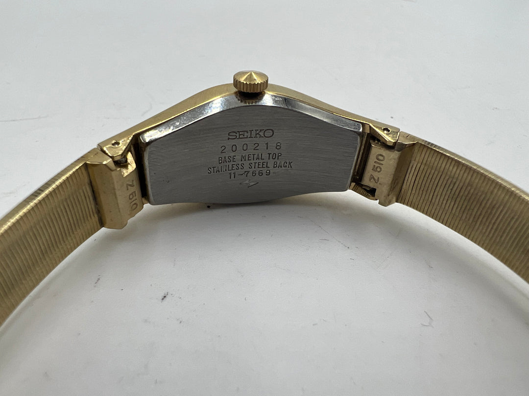 u178 Seiko Ladies Gold Tone Wrist Watch - Ref 11-7669