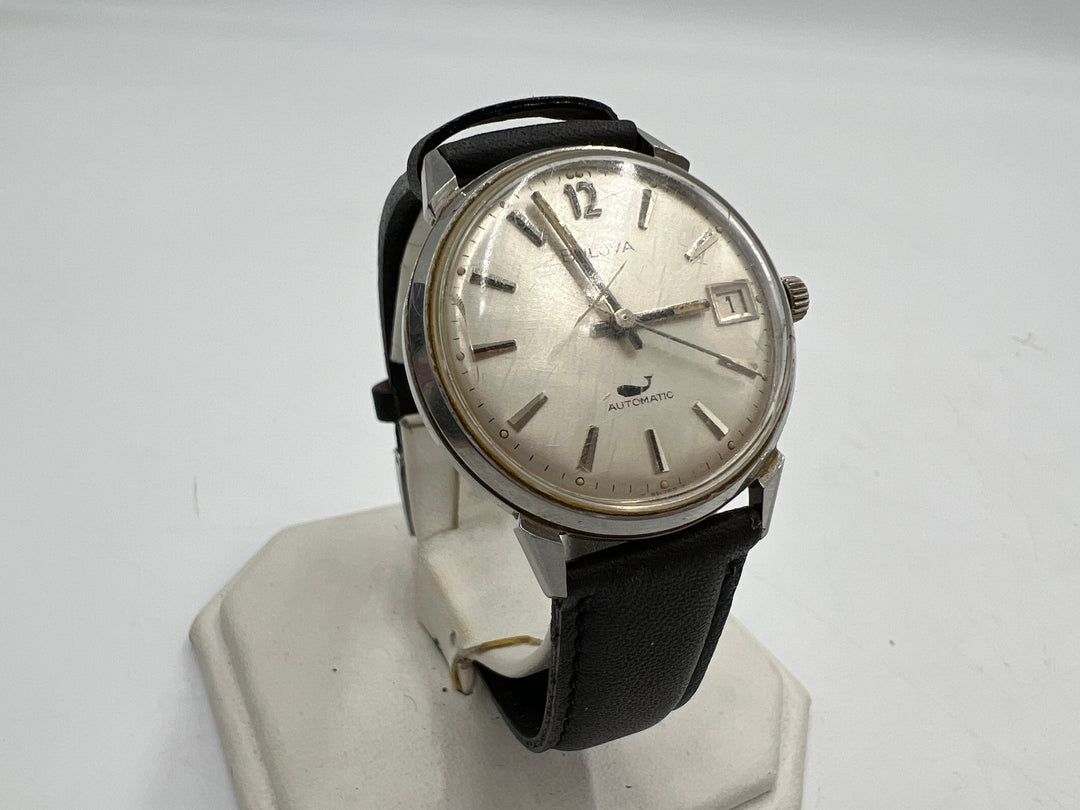 u188 Bulova 1960s Sea King "Whale" Automatic Date Watch