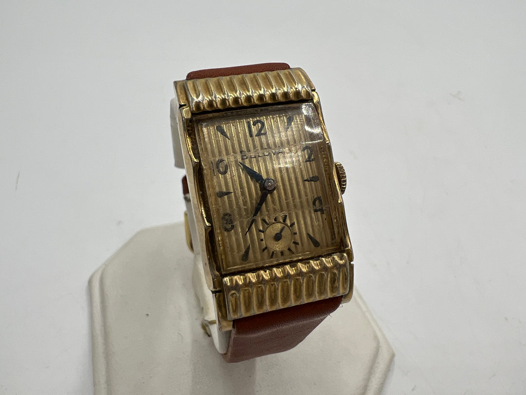 u190 Bulova 1930s 10kt Gold Filled Wrist Watch