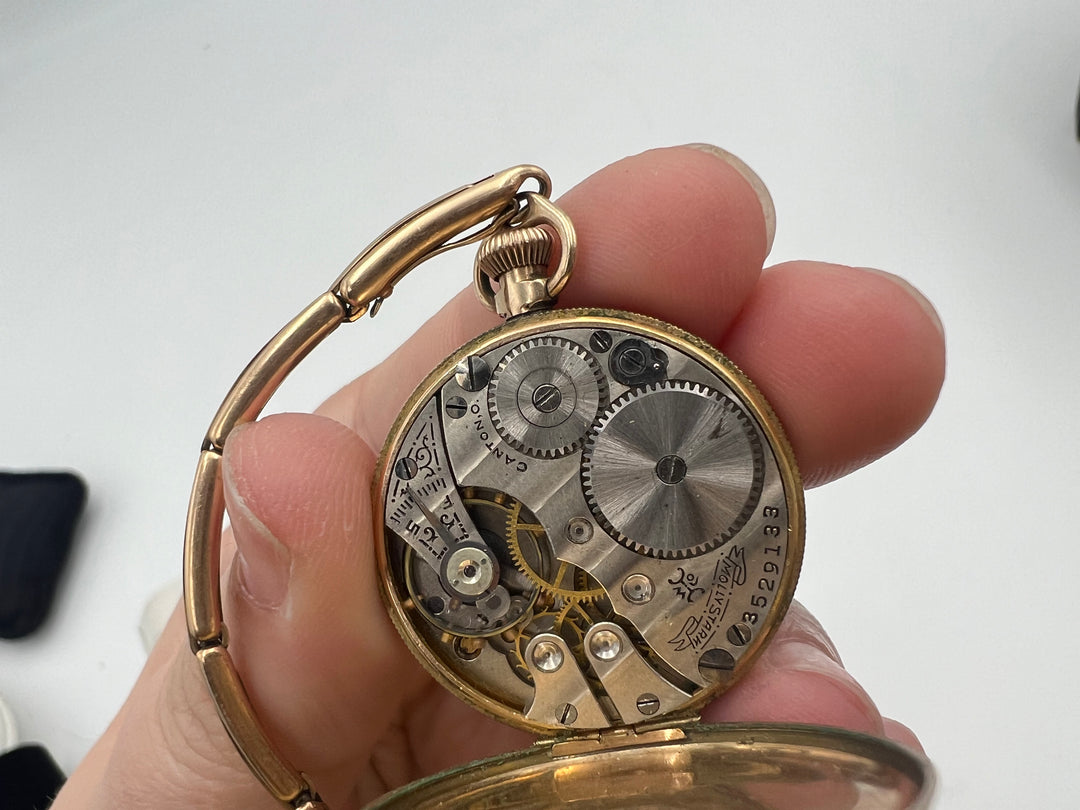 u228 Hampden Molly Stark Pocket Watch Conversion Wrist Watch