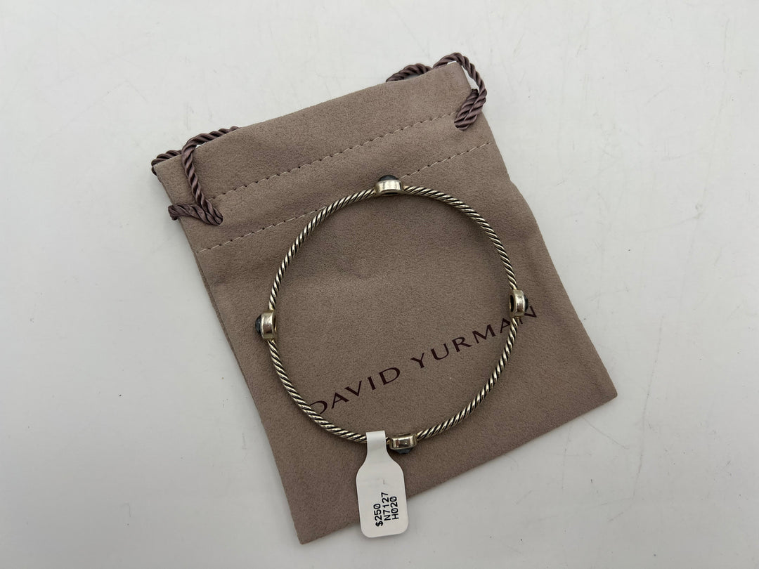 u238 Beautiful David Yurman Sterling Silver Twisted Bracelet