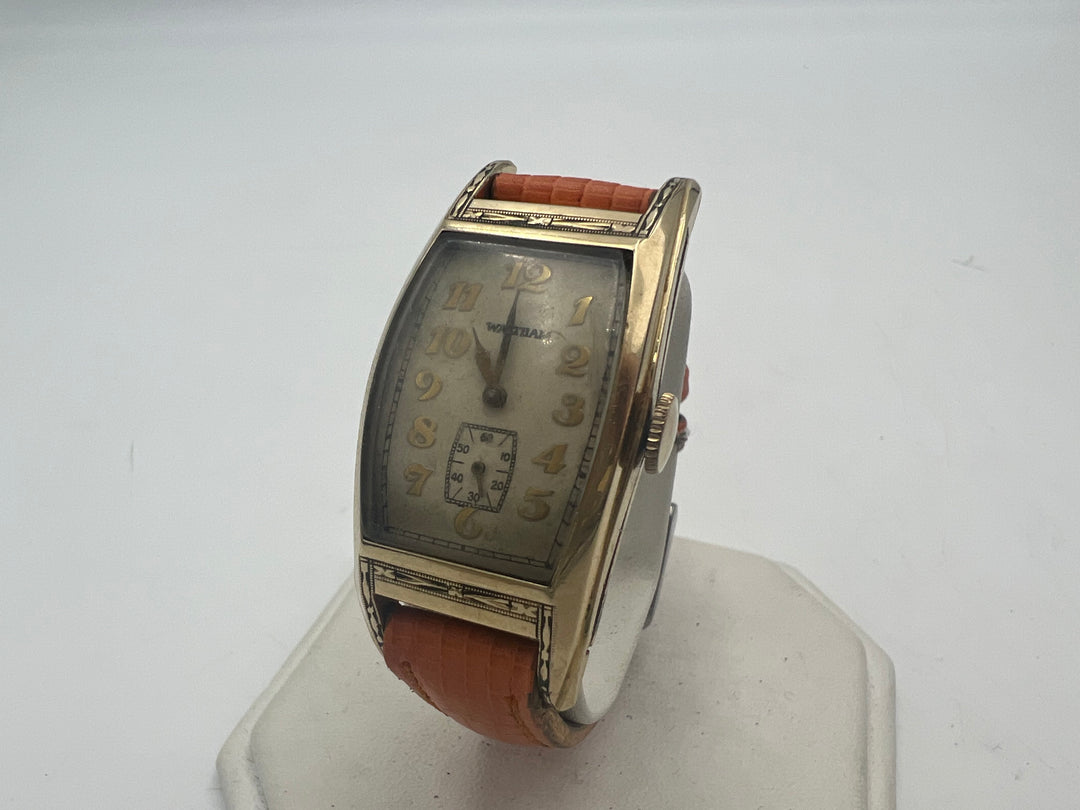 u248 Waltham 1930s 10k Gold Filled Manual Wind Small Seconds