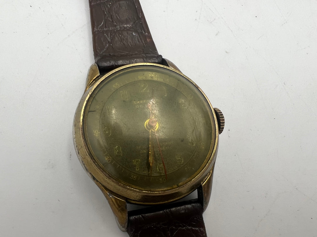 u252 Sheffield 1920s Field Watch Manual Wind