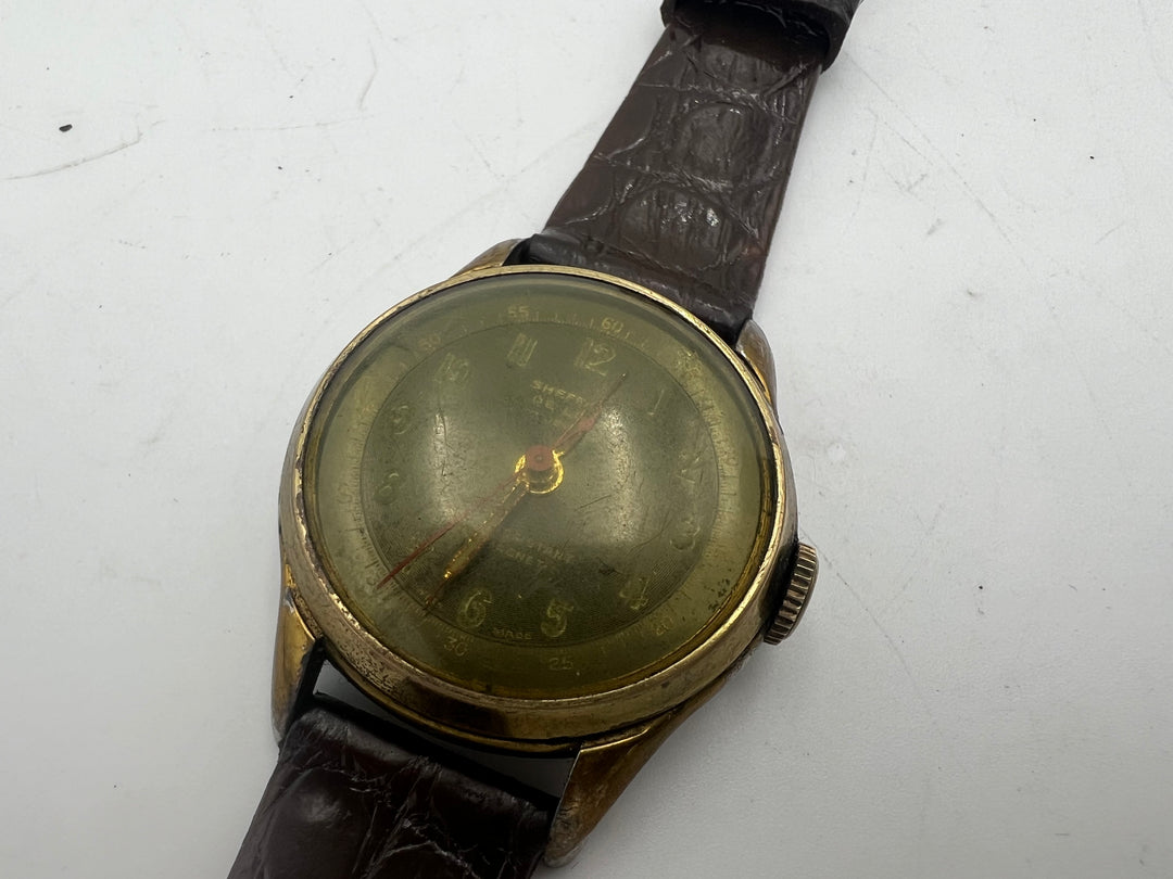 u252 Sheffield 1920s Field Watch Manual Wind