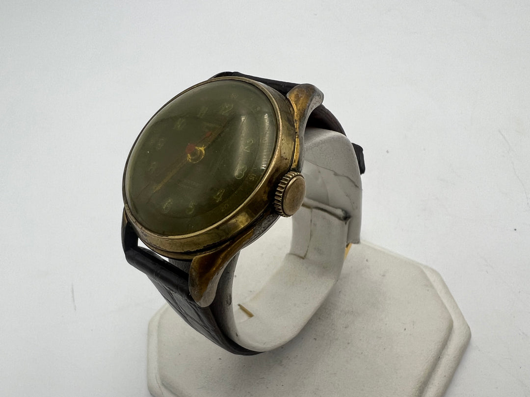 u252 Sheffield 1920s Field Watch Manual Wind