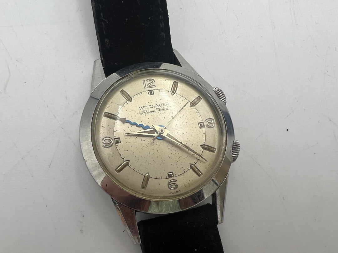 u256 Wittnauer 1940s Alarm Manual Wind Watch