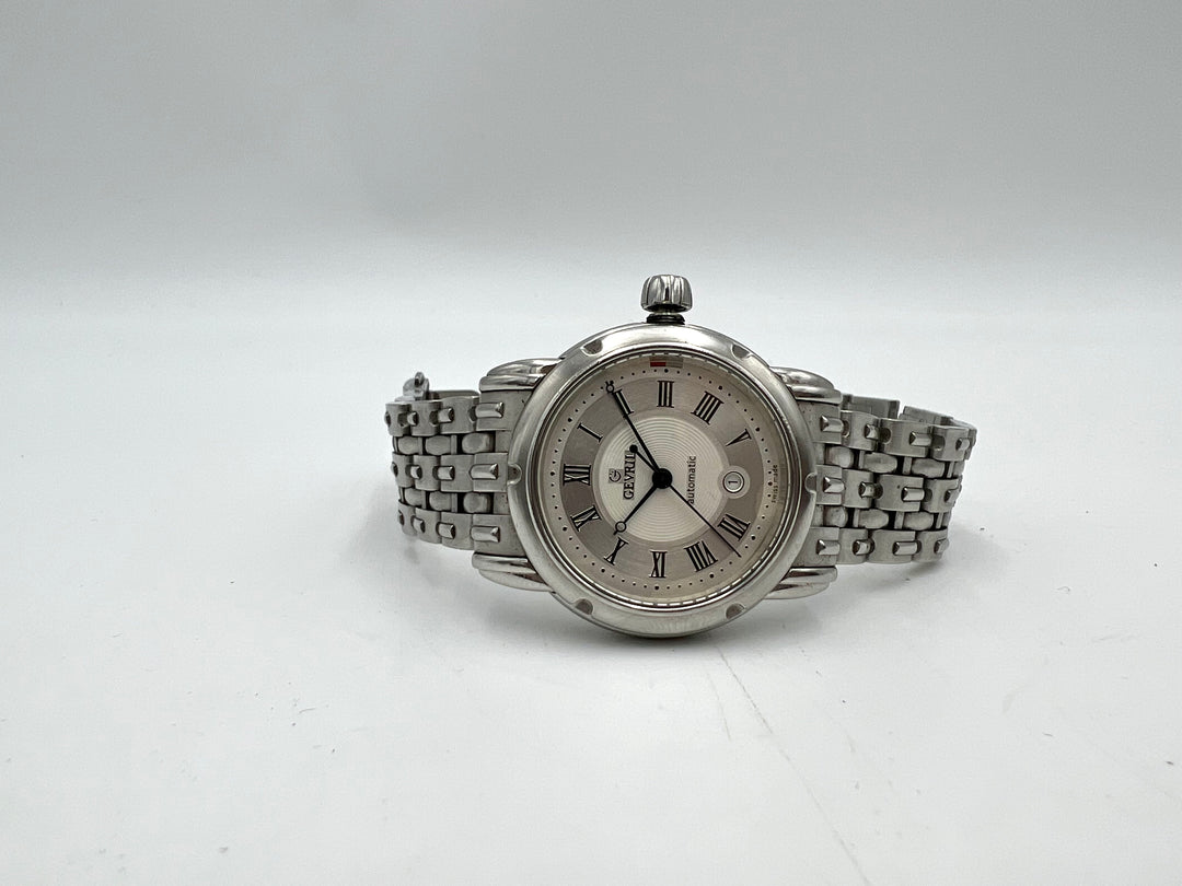 u266 Gevril 1990s Automatic 25 J Date Crown Indicator Watch