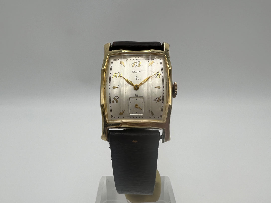 u269 Elgin 10k Gold FilledManual Wind Small Seconds Caliber 554 Watch